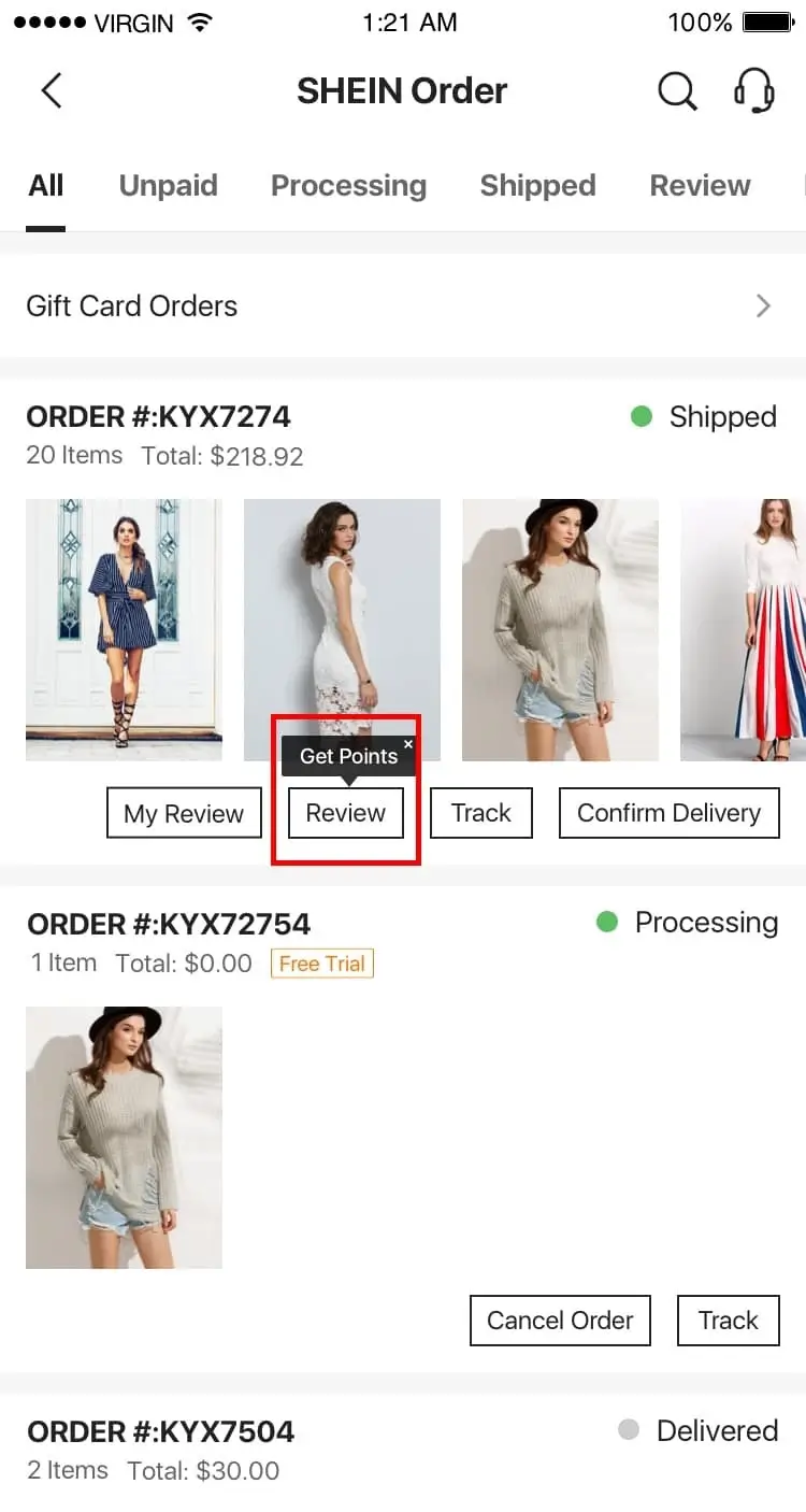 shein product reviews