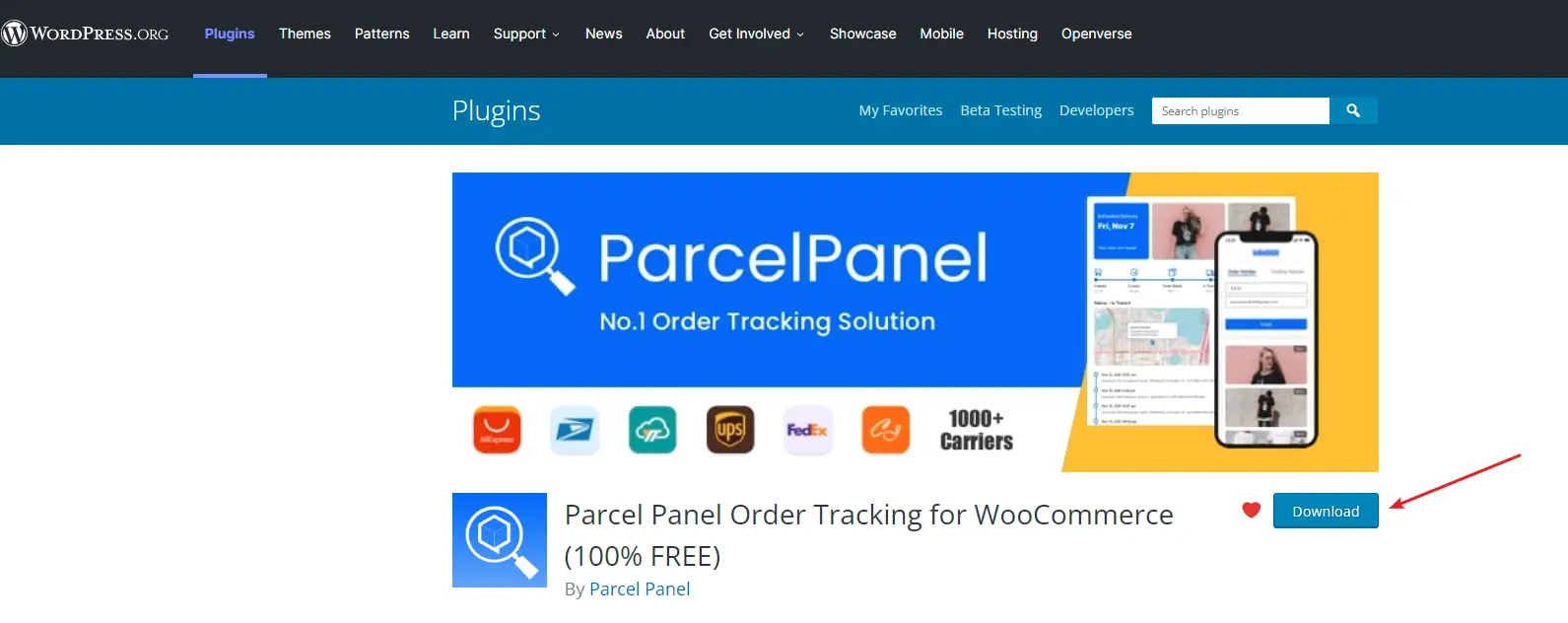 Add parcelpanel plugin in wordpress