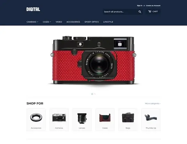 Shopify free themes-Supply